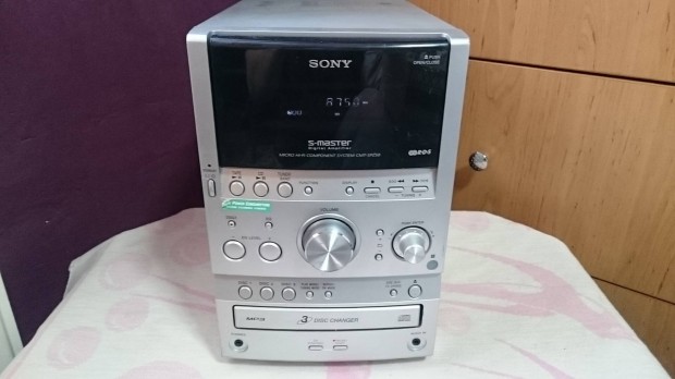 Sony CMT-Spz50 hifi, 3 lemezes CD lejtsz, rdi, kazetts magn