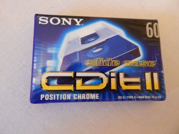 Sony Cdit II 60 Chrome Casette Krm Audi Kazetta Original j