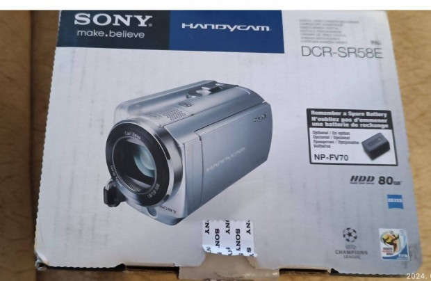 Sony DCR_SR58E Digitlis videkamera, 80GB-HDD!!