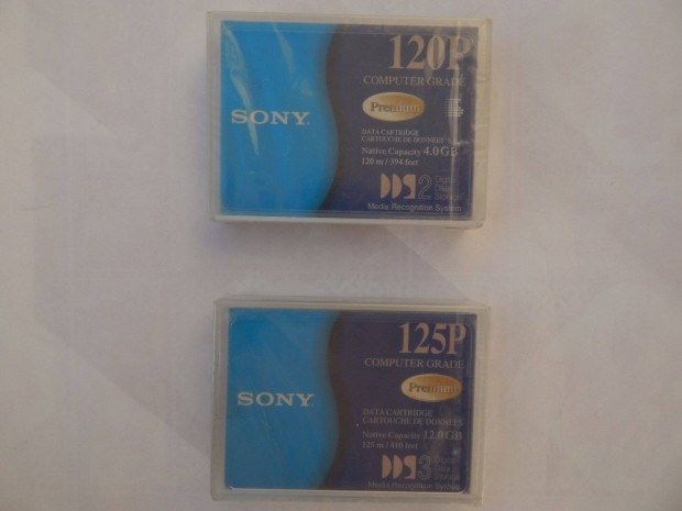Sony DGD120P Data Cartridge Adatkazetta 4GB 2 Darab Bontatlan