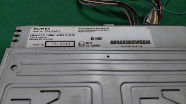 Sony DSX-A40UI autós fejegység