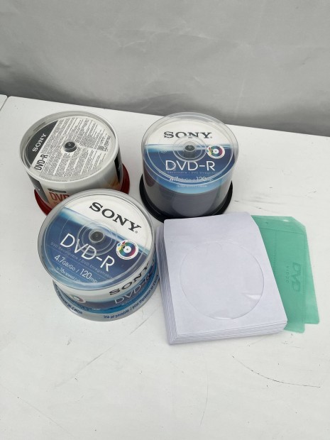Sony DVD-R 150 db dvd lemez