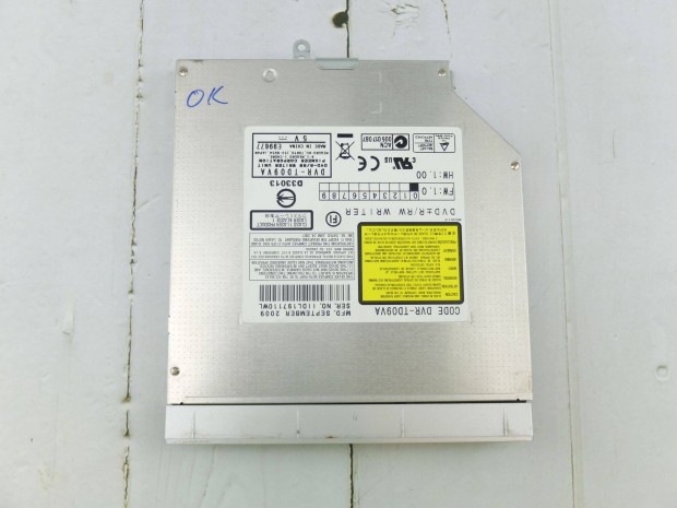 Sony DVD író optikai meghajtó laptopba 12.7mm DVR-TD09VA