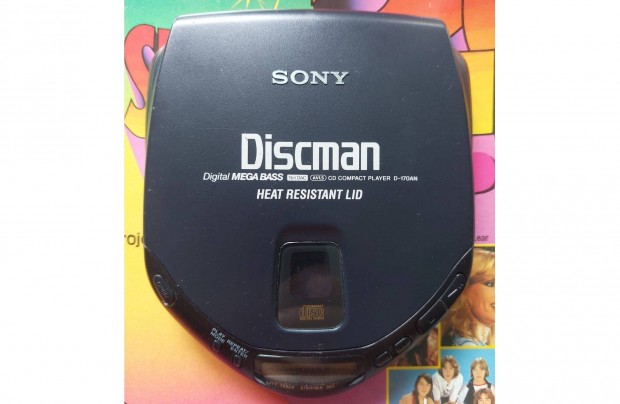 Sony D-170AN Discman CD Walkman CD Lejtsz Sony Compact DISC