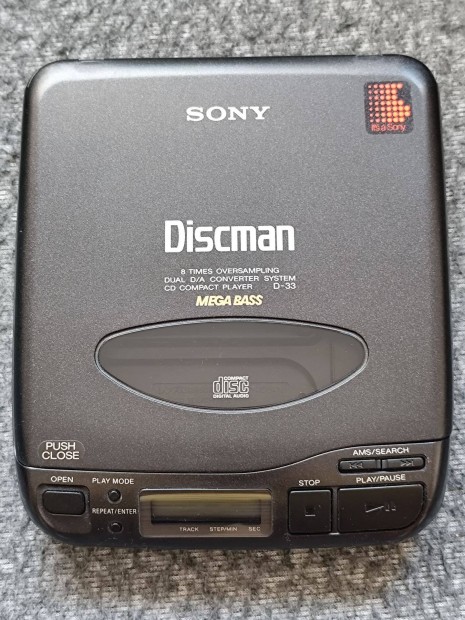 Sony D-33 Discman elad