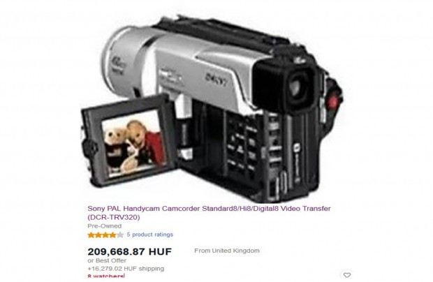 Sony Digital Vide kamera DVR-Trv 320E