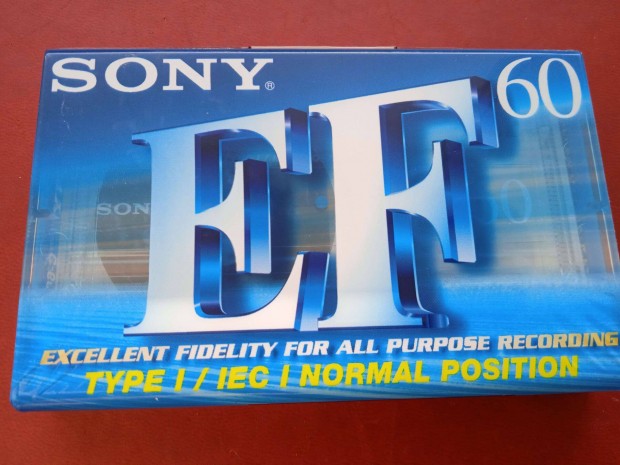 Sony EF 60 audio kazetta , bontatlan , srlsmentes