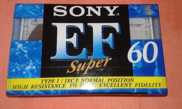 Sony EF Super 60 I Tpus res Kazetts Szalag (1) (Lezrt