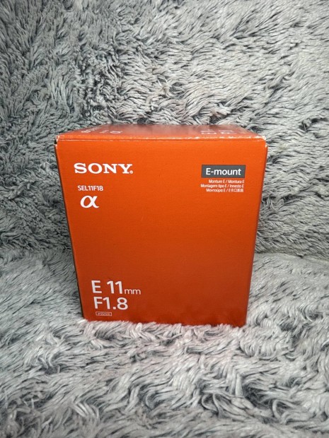 Sony E 11mm/1.8 obejktv