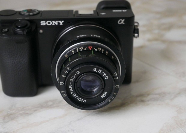 Sony E-mount 50mm f3.5 APS-C s Full frame objektv Industar 50mm f3.5
