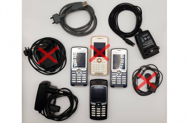 Sony Ericsson K310i T290i mobiltelefon + tartozkok / mobil telefon