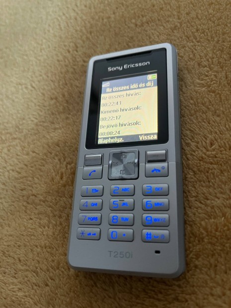 Sony Ericsson T250i (Yettel) mobiltelefon nagyon szp llapotban elad