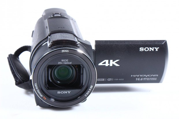 Sony FDR-ax53 ax53 4k Handycam videókamera
