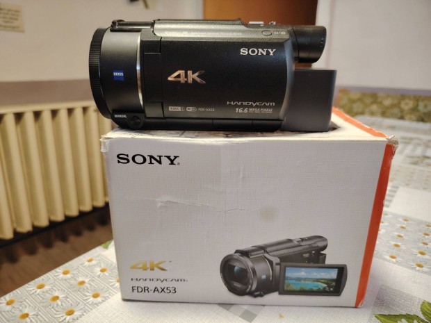 Sony FER-AX53 4k kamera jszer llapotban
