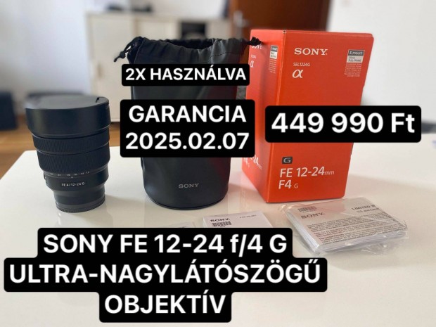 Sony FE 12-24mm f/4 G objektv