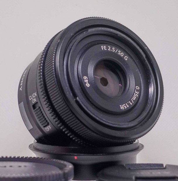 Sony FE 50 G 2,5 új állapot, doboz, szűrő kb. féláron