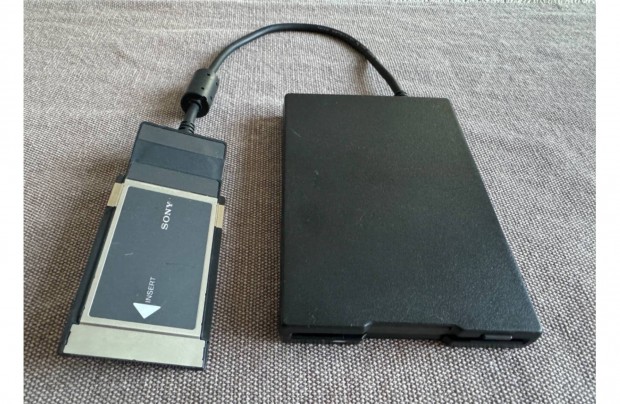 Sony Floppy Disk Adapter, 3,5 lemez meghajt, PCMCIA csatlakozs