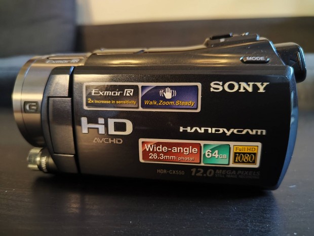 Sony HDR-CX550 12MP Handycam kamera