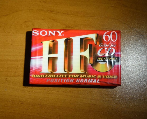 Sony HF 60 "Good for CD" bontatlan norml kazetta 1999 deck