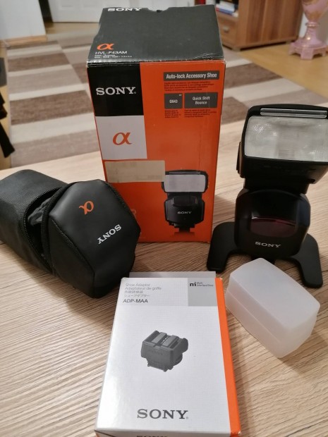 Sony Hvl-F43AM vaku M adapterrel! 