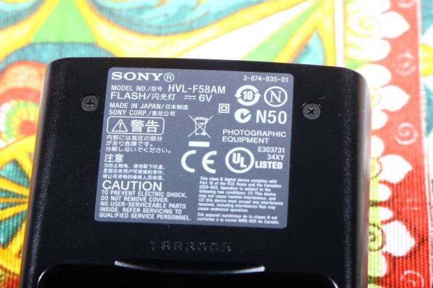 Sony Hvl-F58AM TTL vaku