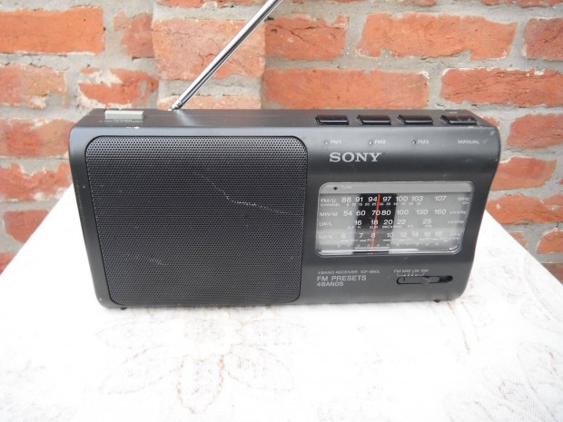 Sony ICF-880L kisrdi 3 programozhat csatorna