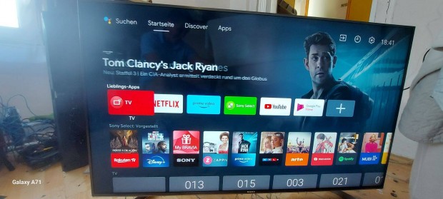 Sony KD-49XF9005 smart Tv, 4K,120hz kijelz, hdmi 2.1, Hdr