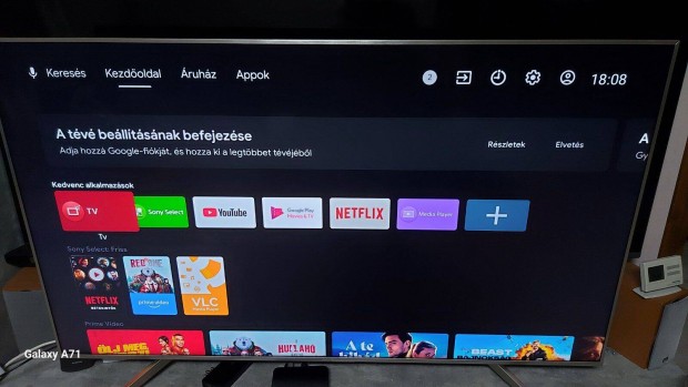 Sony KD-65XF8505 65"-165cm, Ultra HD, 4K LED Smart TV elad!