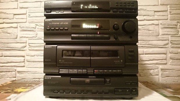 Sony LBT-A290 hifi, erst, CD lejtsz, kazetts magn, rdi, AUX