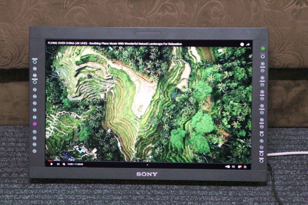 Sony Lmd-2450W SDI monitor forgatsra, fnyelsre szer llapotban