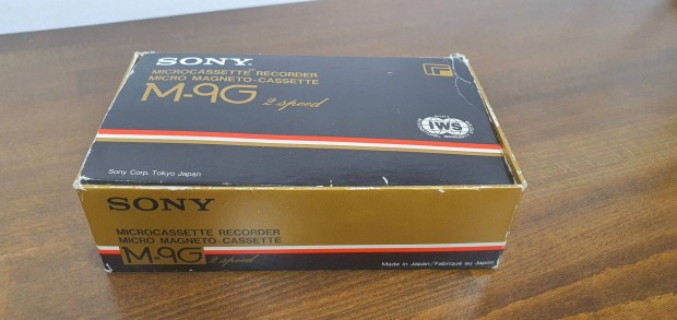 Sony M9G mikrokazetts recorder gold, gyjti darab