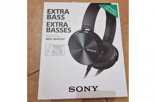 Sony MDR-XB450AP vezetkes fejhallgat