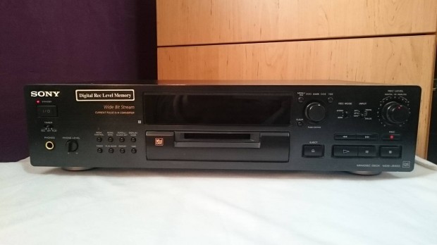 Sony MDS-JB920QS Minidisc recorder, felvev, lejtsz 