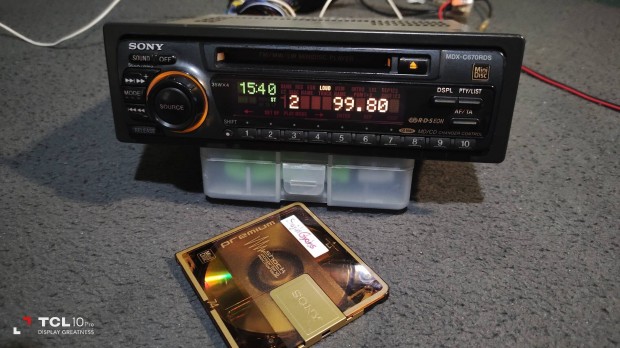 Sony MDX-C670rds minidisc retro autórádió