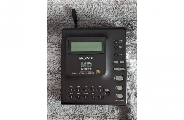 Sony MD Walkman Minidisc Portable Recorder Mz-1, táskával