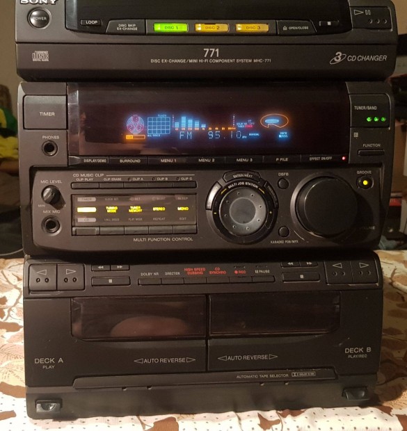 Sony MHC 771 nagyteljestmny hifi 2