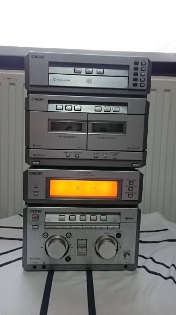 Sony MHC-NX3AV hifi, erst, CD lejtsz, rdi, kazetts magn, AUX 