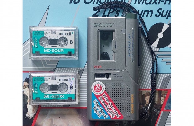 Sony M-530V Diktafon Walkman MIMI Kazettás MAGNÓ Sony MAGNÓ