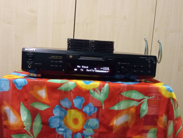 Sony Mds-Je530 Minidisc Deck 20db lemezzel.