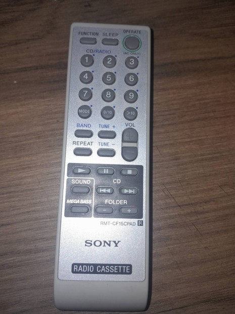 Sony Mini hifi  tvvezrl RMT-CF15Cpad