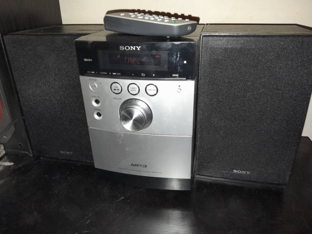 Sony Mini hifi mp3-as gyri tvvezrlvel dobozban 