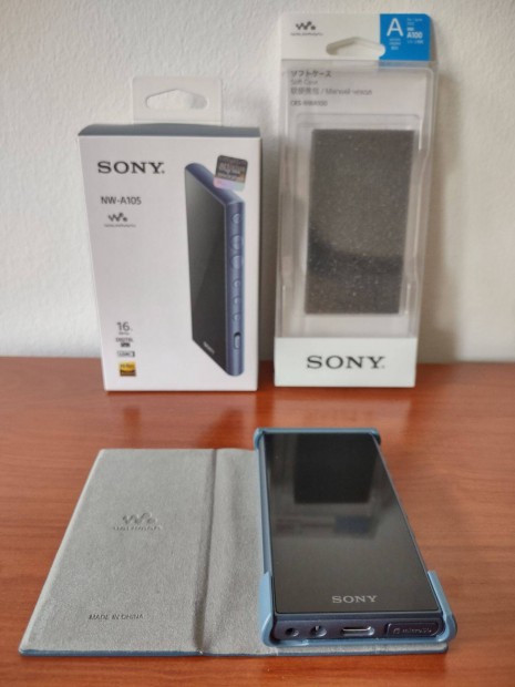 Sony NW-A105 16GB/1TB walkman nagy felbonts zene lejtsz