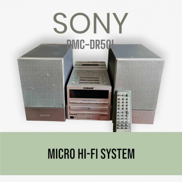 Sony PMC-DR50L Micro Hi-Fi System