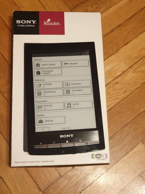 Sony PRS-T1 ebook reader olvas elad!