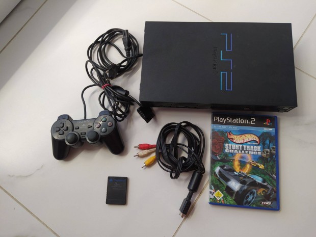 Sony PS2 Playstation2 FAT jtkgp konzol, Sony DS2 joy-jal, Sony 8MB