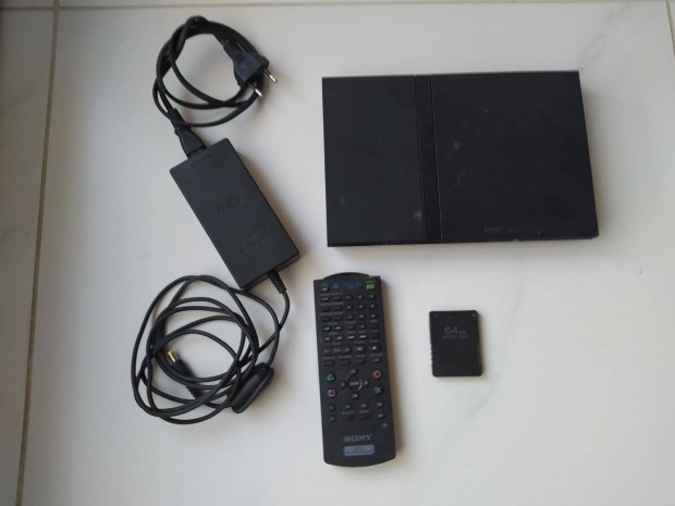 Sony PS2 Slim jtkgp konzol 64MB memriakrtyval tvirnytval