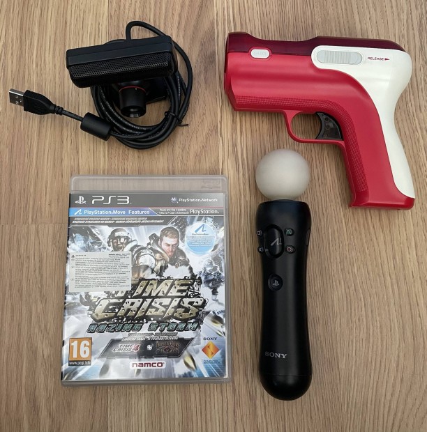 Sony PS3 Move Gun Attachment Time Crisis Playstation 3 fagyi kamera