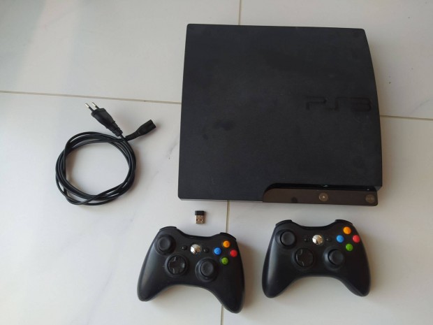 Sony PS3 Playstation3 Slim Hen 250GB jtkgp konzol 2db WiFi joy