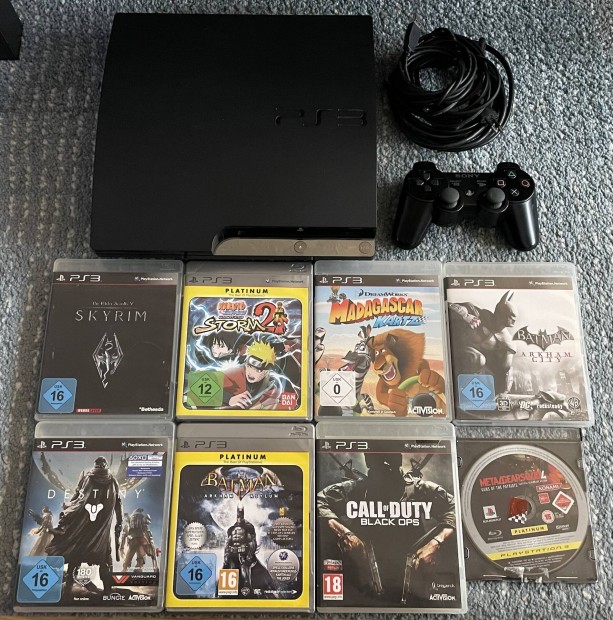 Sony PS3 Slim 120GB konzol Playstation 3 PS 3