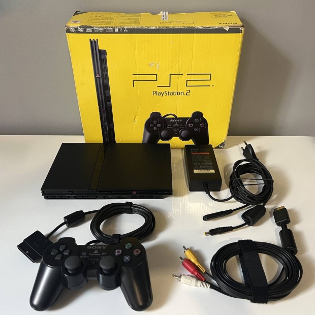Sony Playstation 2 Slim (Scph-77004) dobozos gpcsomag